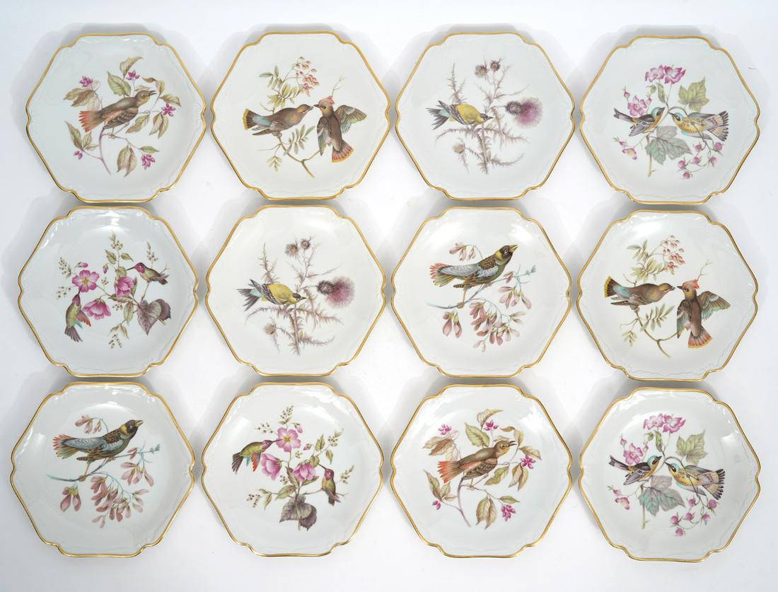 12 Mitterteich Bavarian Bird Plates (1 of 6)