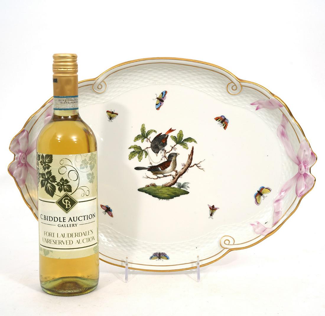 Herend Birds and Butterflies Serving Platter (1 of 5)