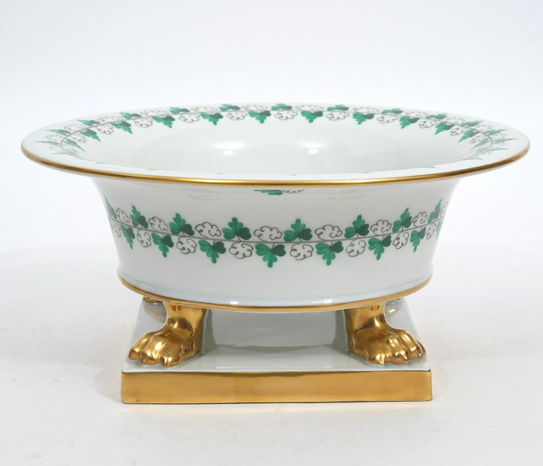 Herend Vine Pattern Footed Pedestal Bowl (1 of 4)