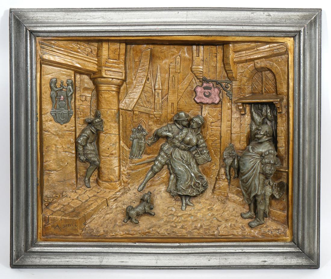 After Etienne Alexandre Stella Bronze Wall Relief (1 of 6)