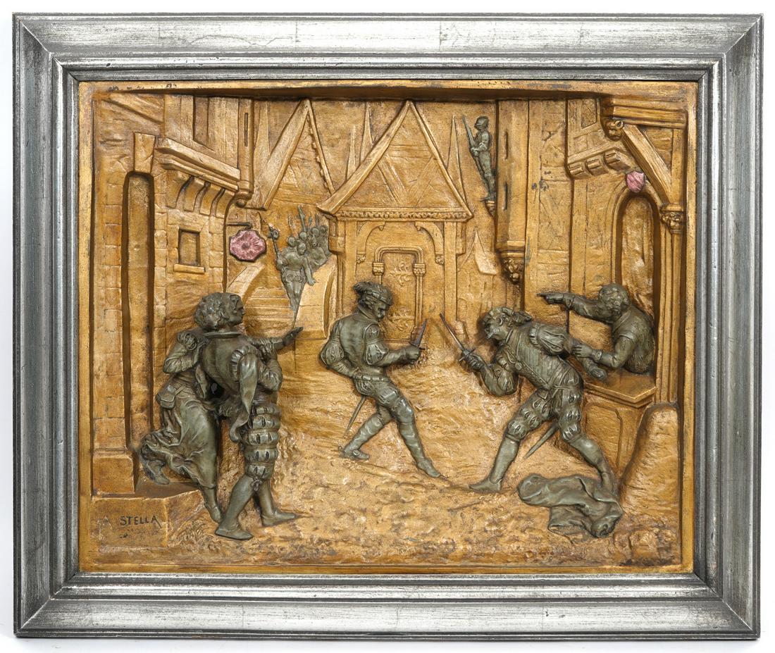 After Etienne Alexandre Stella Bronze Relief (1 of 6)