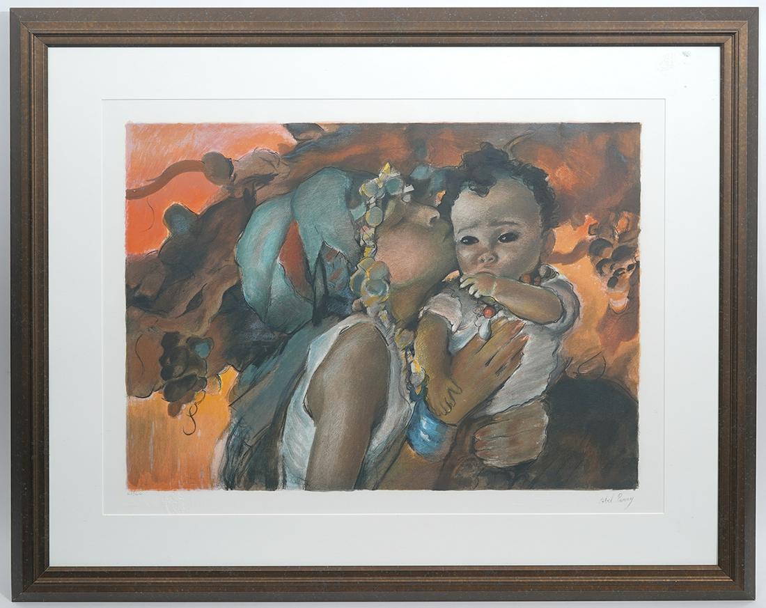 Judaica Bezalel School Abel Pann Israeli Litho (1 of 5)