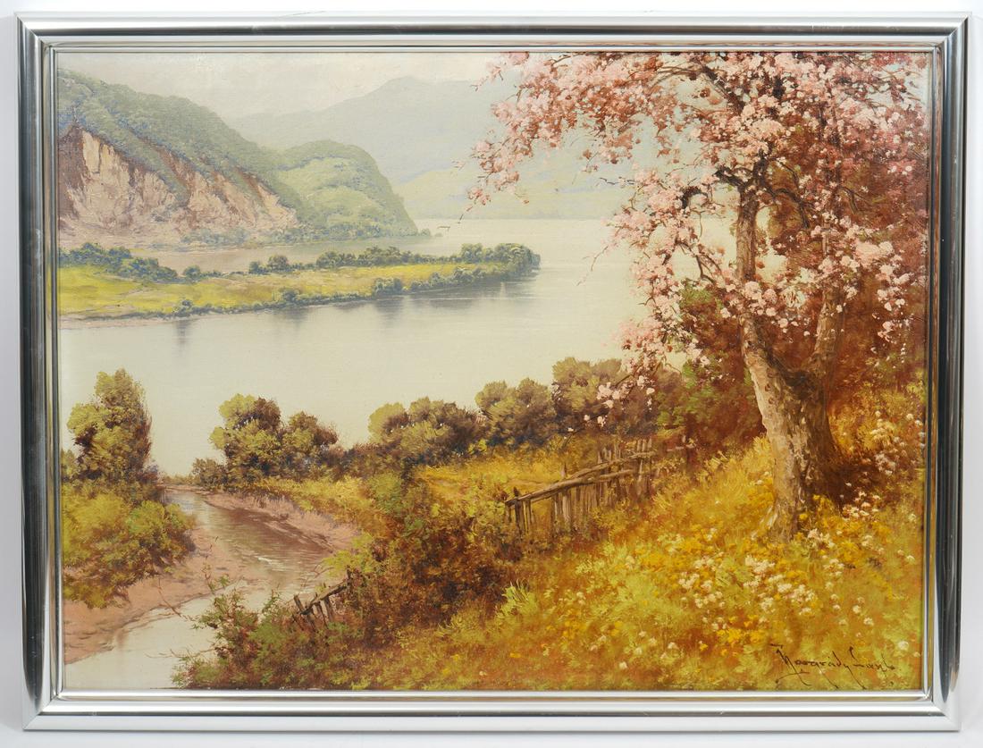 Laszlo Neogrady 'Springtime' Painting (1 of 8)