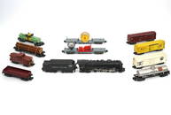 Lot of American Flyer Train w/ Parts and Cars