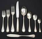 Christofle Silver-Plate Malmaison 69 Pieces