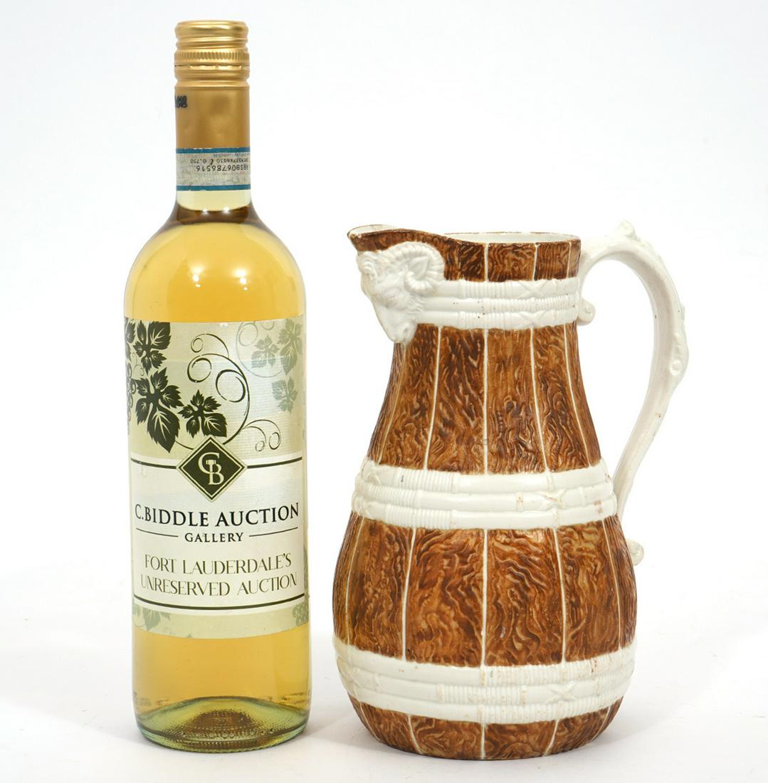 Swiss Trompe L'oeil Ceramic Pitcher (1 of 7)