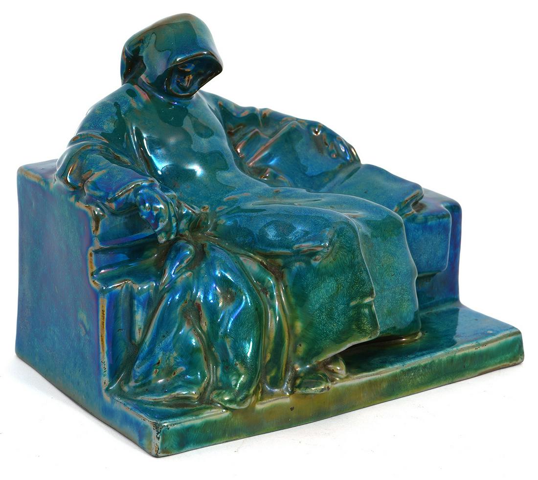 Zsolnay Green Iridescent Eosin Figure (1 of 7)