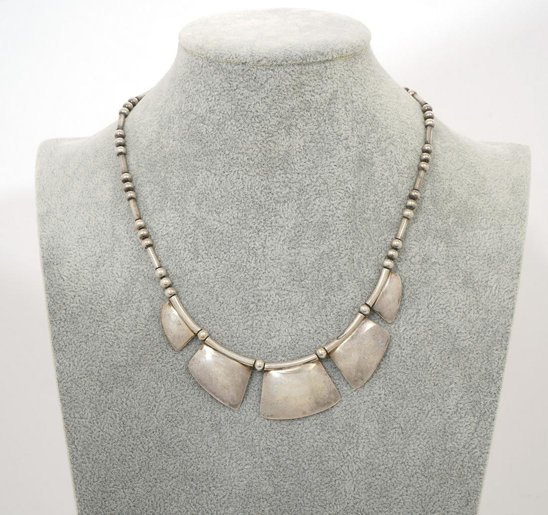 Frank Patania Signed Sterling Silver 38g Necklace (1 of 3)