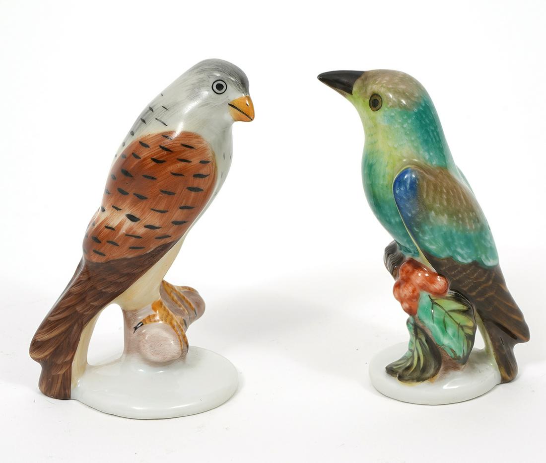 Two Herend Songbird Porcelain Figures (1 of 5)