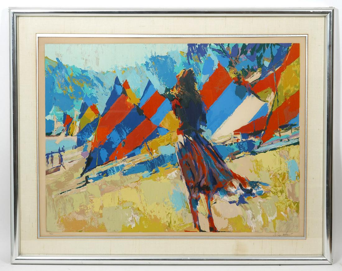 Nicola Simbari "Girl with Sailboats" S/N (1 of 10)