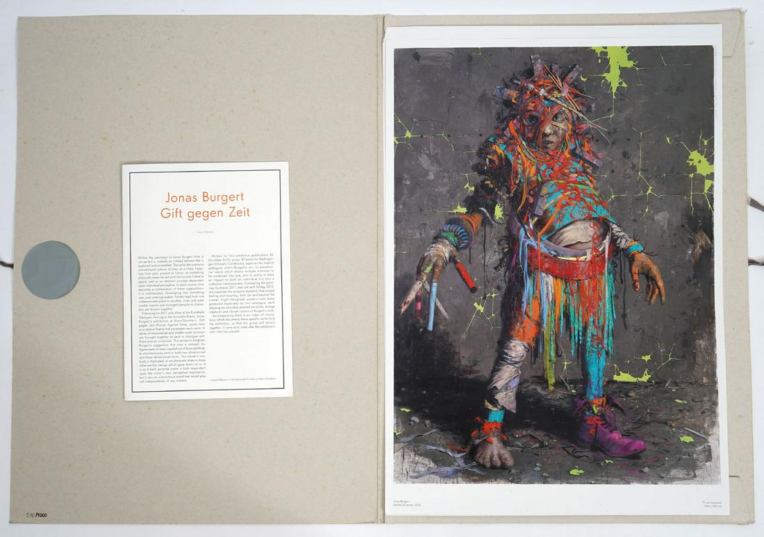 Jonas Burgert Gift Gegen Zeit Portfolio 8 Prints (1 of 14)