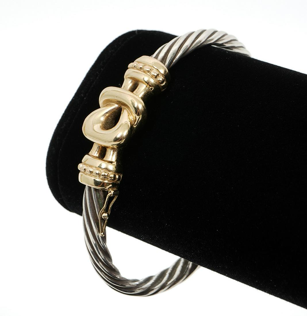 Alwand Vahan Sterling &14K Gold Cable Bracelet (1 of 7)
