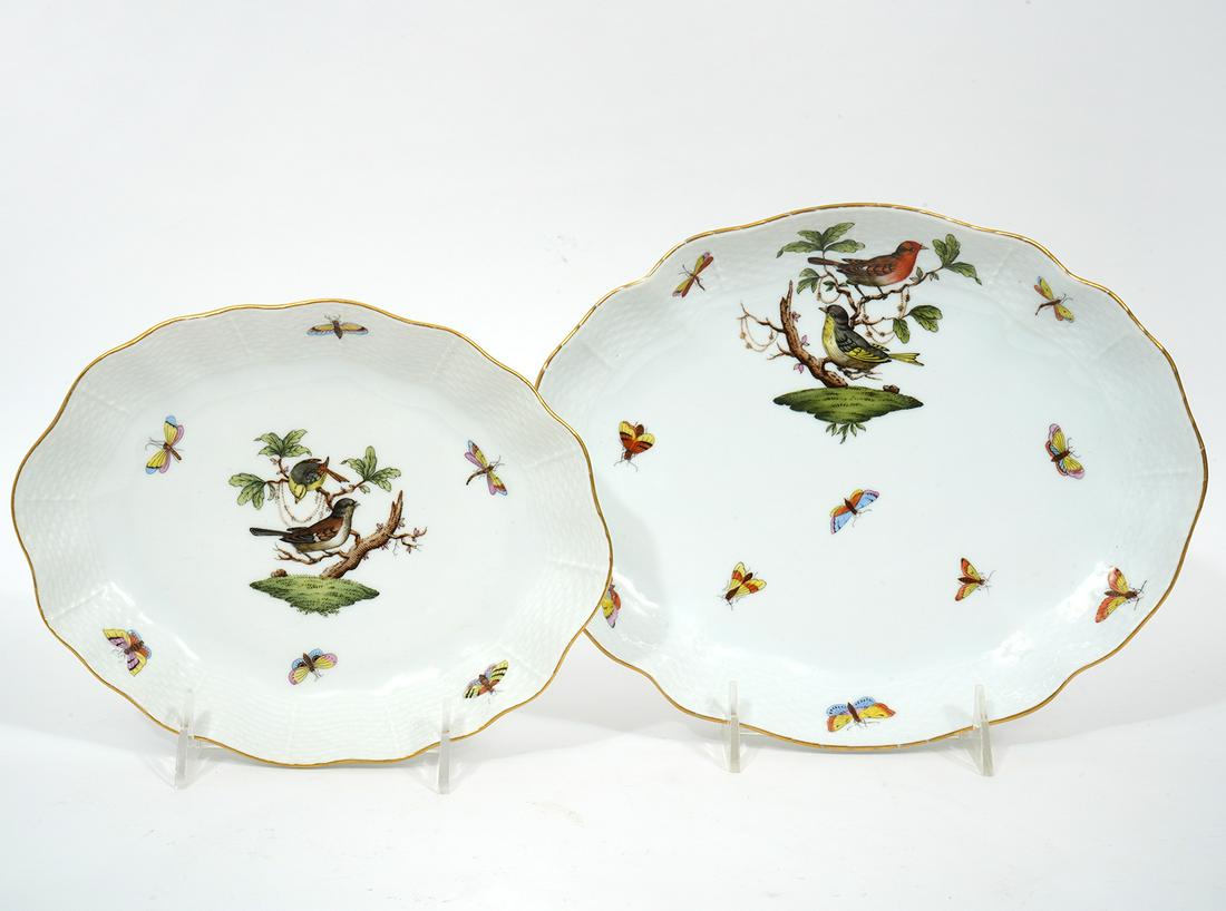 Herend 'Rothschild Bird' Two Dishes (1 of 6)