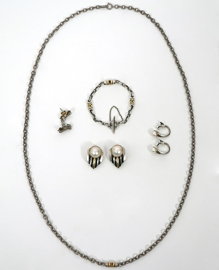 Vintage Cartier Sterling 18k Gold Accented Jewelry (1 of 12)