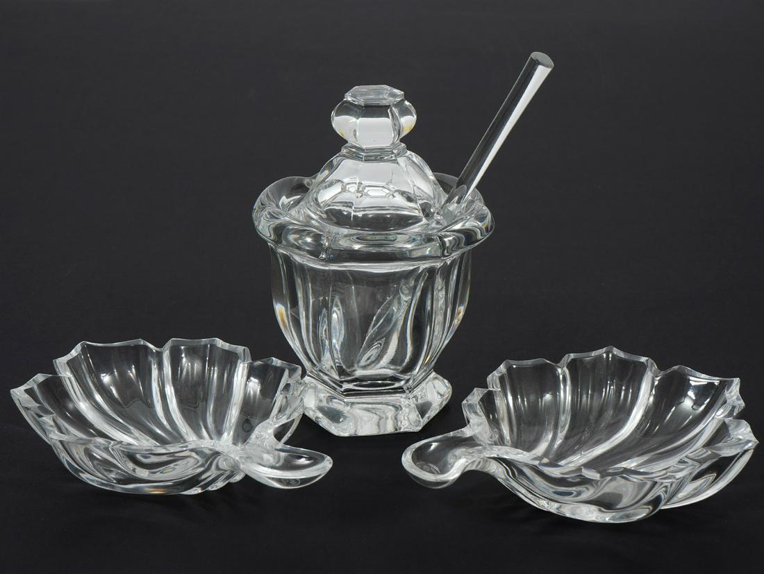 Baccarat Preserves Dish & Two Ashtrays (1 of 6)