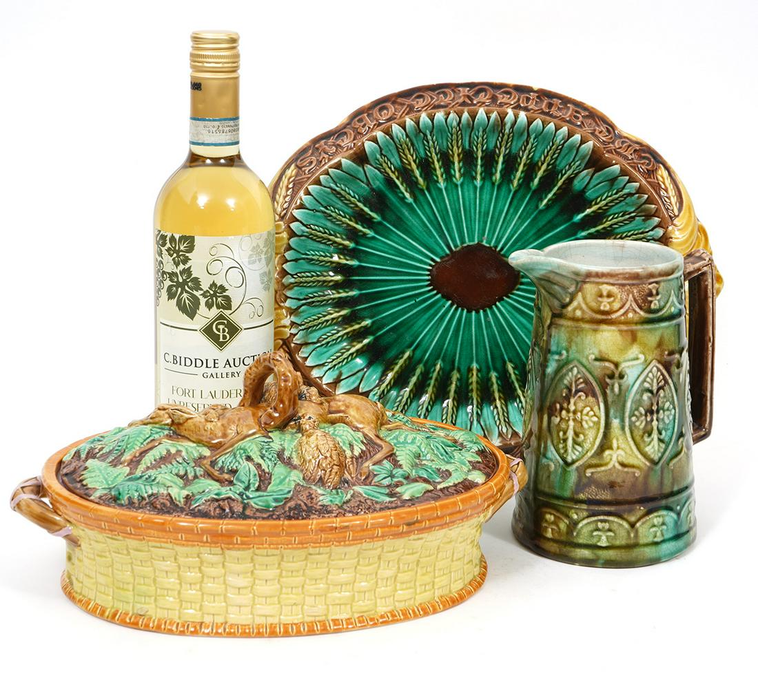 3 Piece Majolica Group (1 of 15)