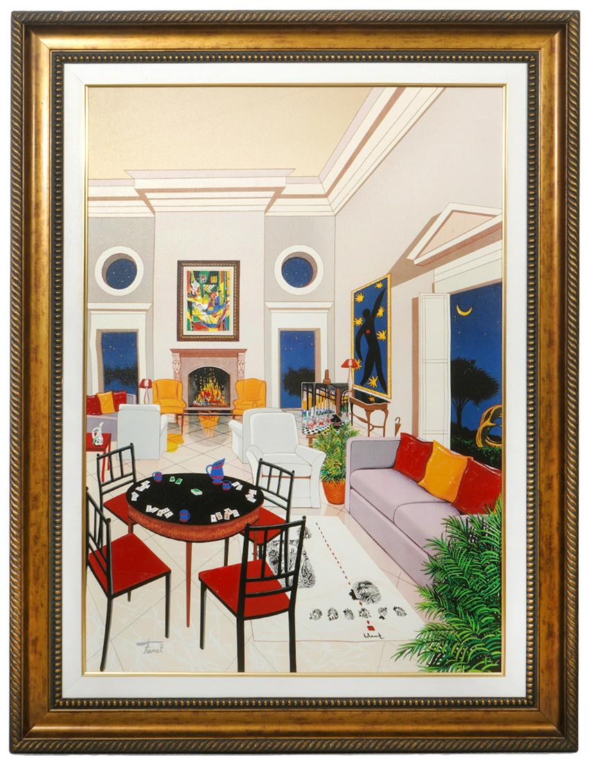 Fanch "Le Salon Matisse" Giclee on Canvas Ltd Ed (1 of 10)