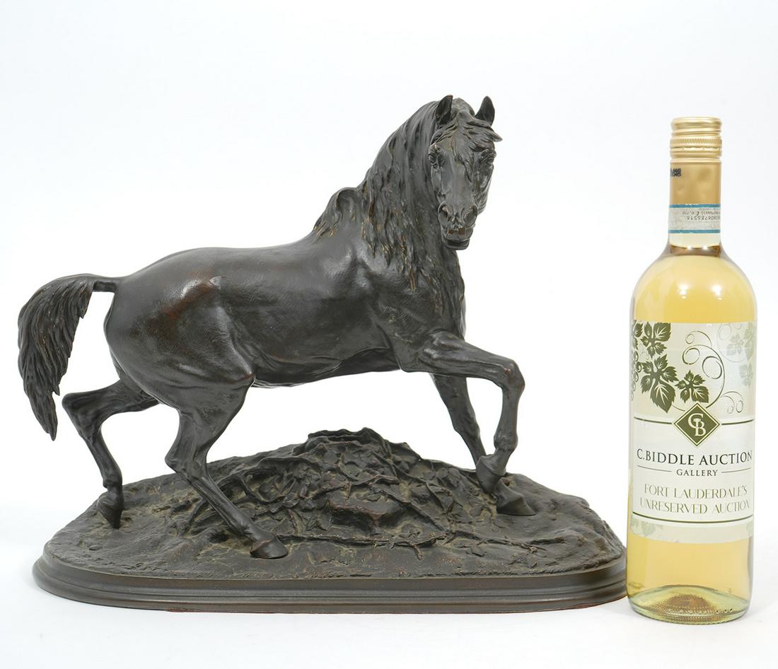 After PJ Mene Arabian Stallion Bronze Sculpture (1 of 10)