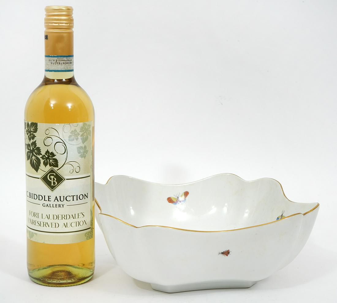 Herend Rothschild Bird Square Bowl (1 of 6)