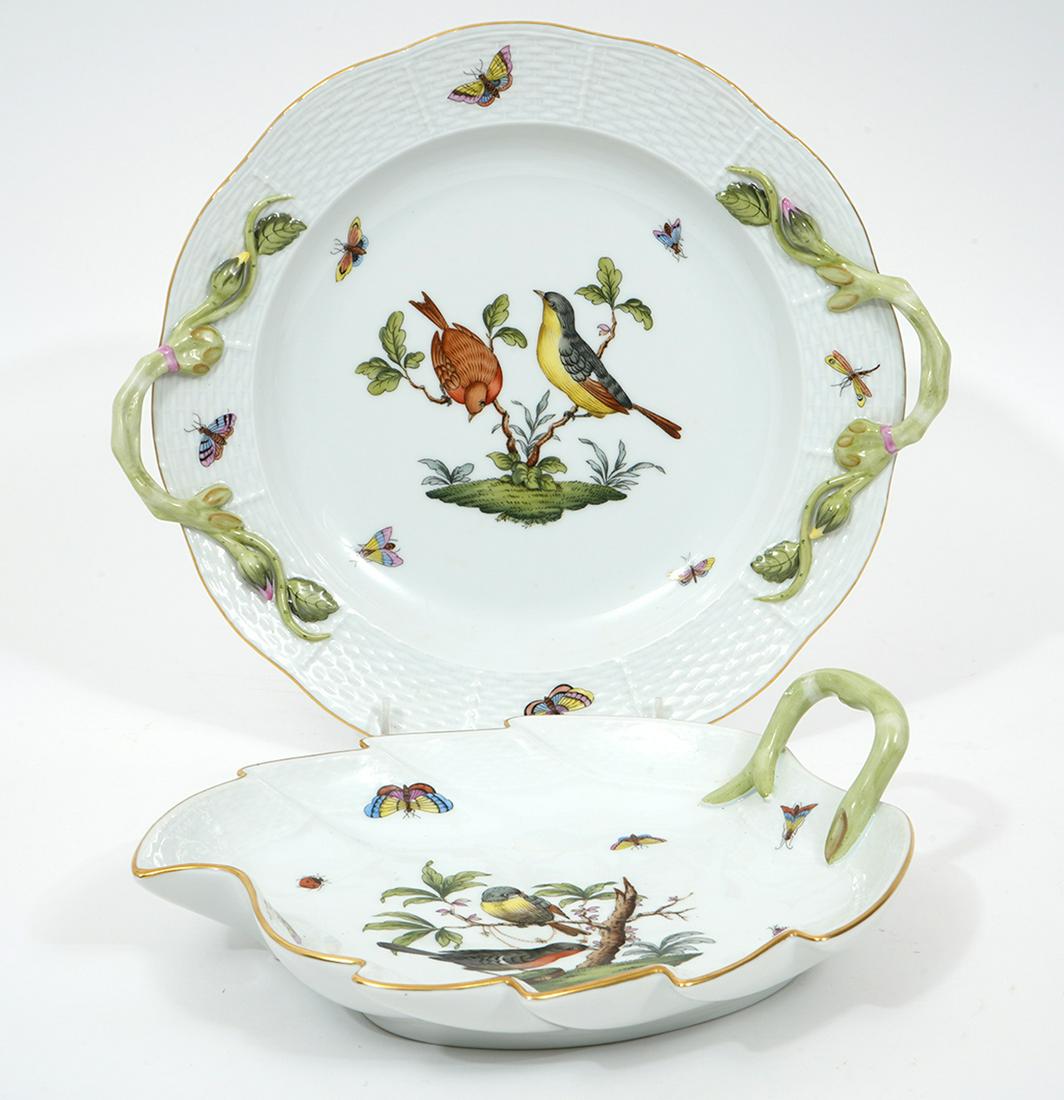 Two Herend "Rothschild Bird" Serving Dishes (1 of 9)