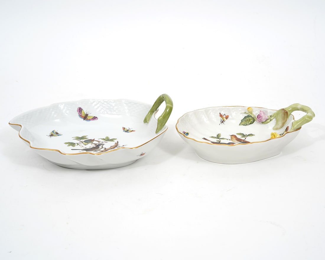 Herend 'Rothschild Bird' Two Dishes (1 of 7)