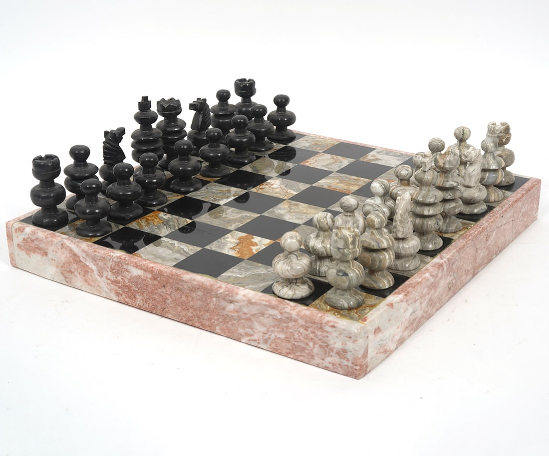 Stone Chess & Backgammon Set (1 of 7)