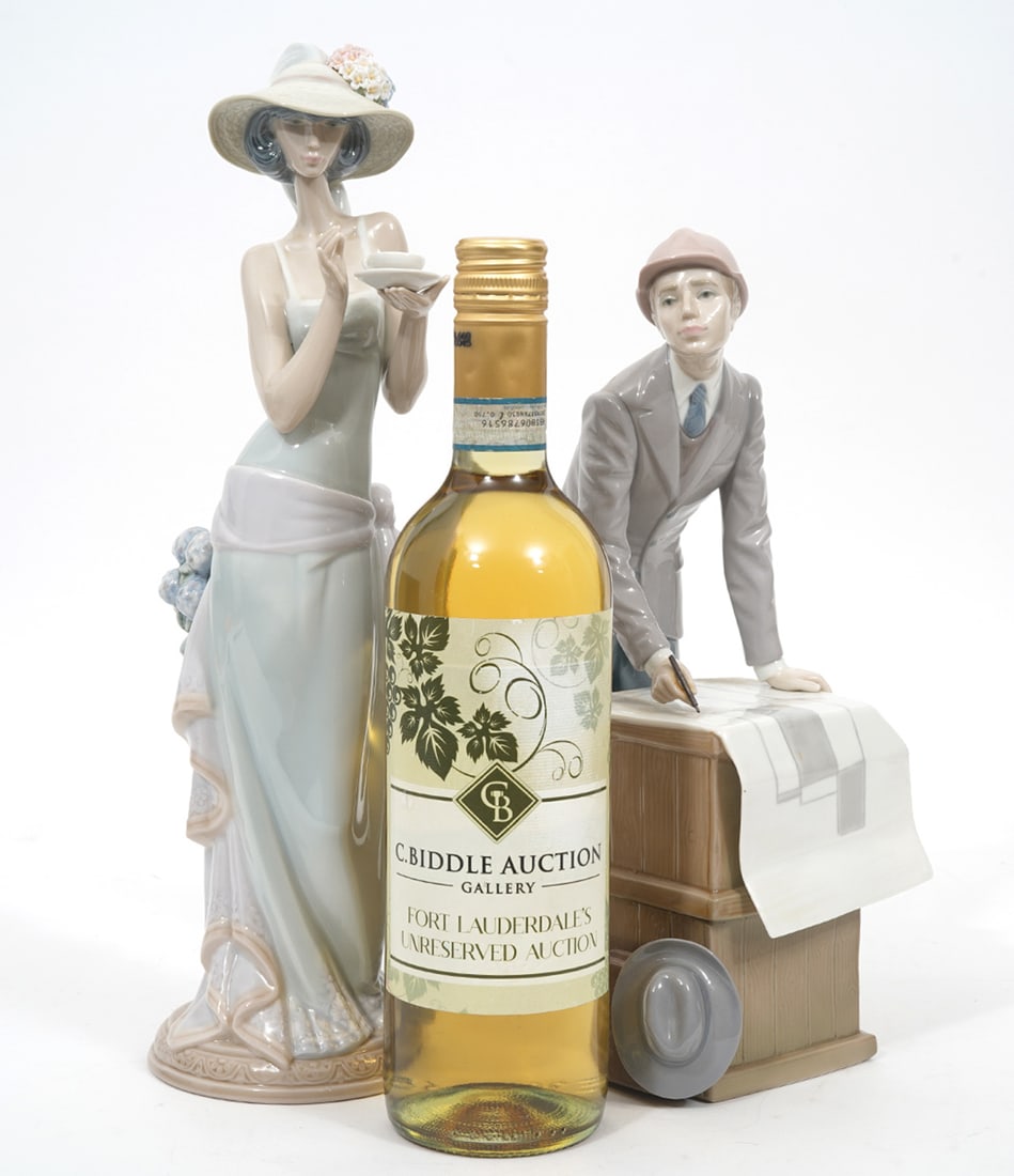 Lladro 'Tea Time' & 'The Architect' Figures (1 of 8)