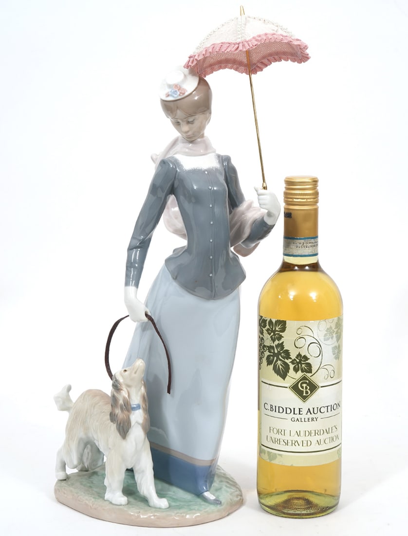 Lladro 'Lady with Shawl' Porcelain Figure (1 of 7)