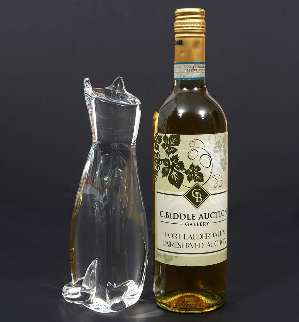 Steuben Art Glass Cat Figurine (1 of 8)