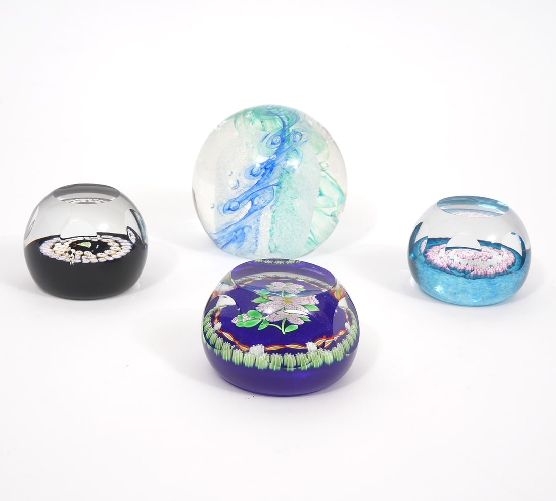 Four Paperweights Caithness & Perthshire (1 of 9)