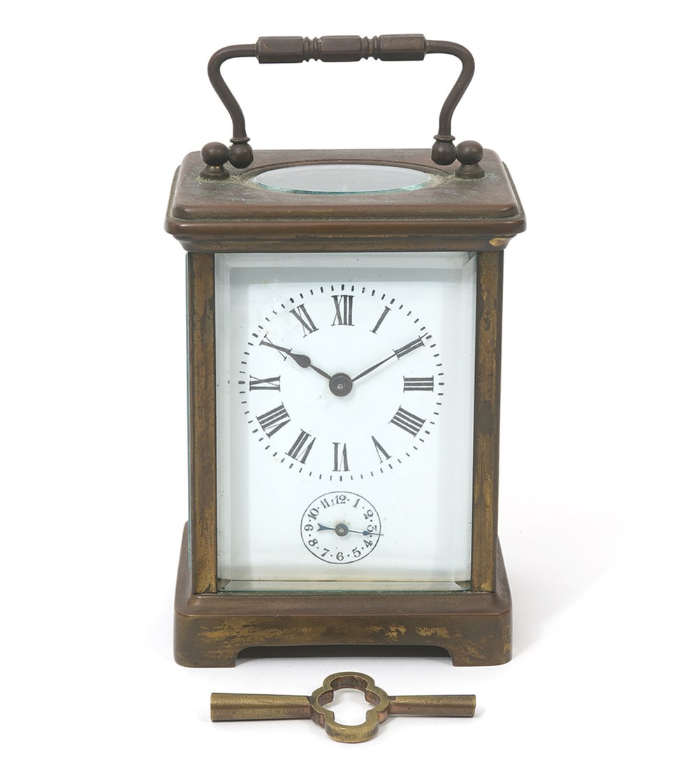 French Brass Carriage Clock (1 of 7)