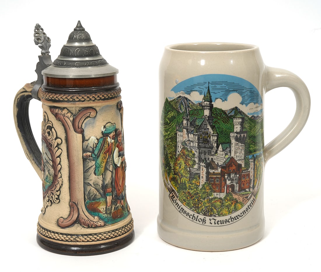 Two West German Ceramic Mugs (1 of 8)