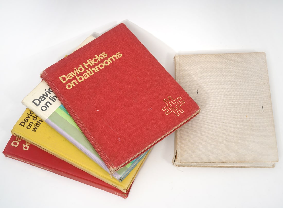 Five David Hicks Design Books (1 of 12)