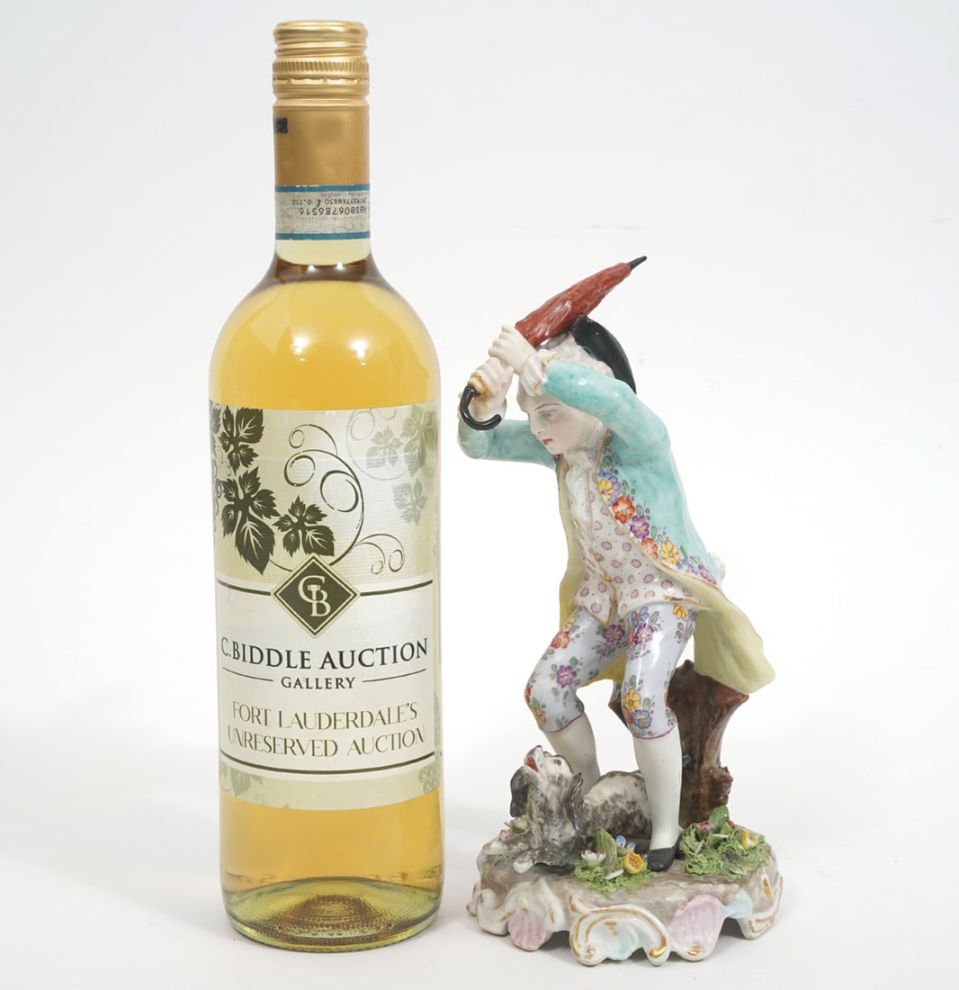 Meissen Porcelain Figure of Gentleman & Umbrella (1 of 7)