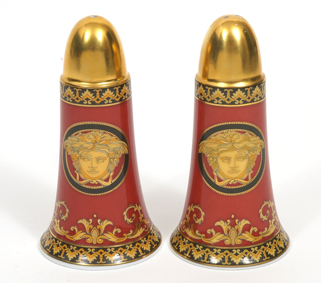 Versace Rosenthal Medusa Salt & Pepper Shakers (1 of 3)