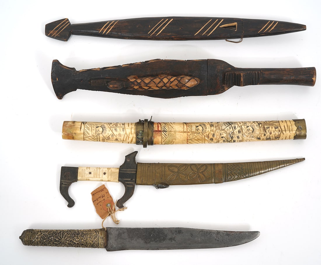Group of 5 Tribal Knives/Daggers (1 of 13)