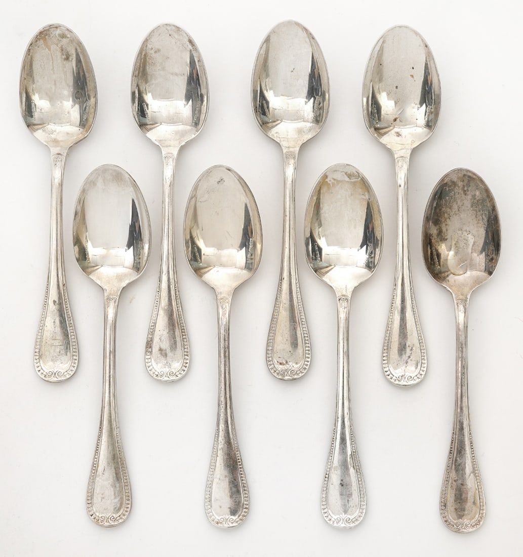 8 Christofle Sterling Silver Demitasse Spoons (1 of 5)