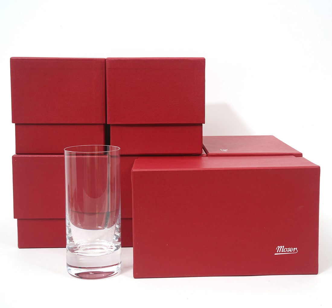 6 Moser "Whisky" Highball Glasses (1 of 4)