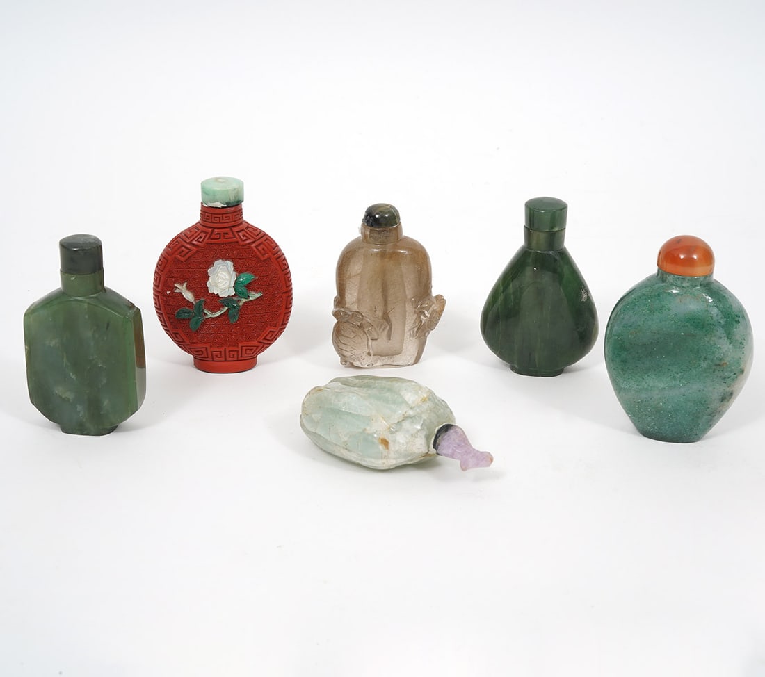 Group of Six Chinese Snuff Bottles (1 of 5)