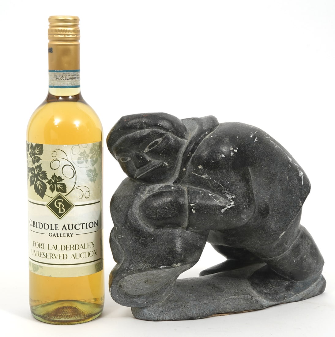 Hand-Carved Inuit Soapstone Sculpture (1 of 6)