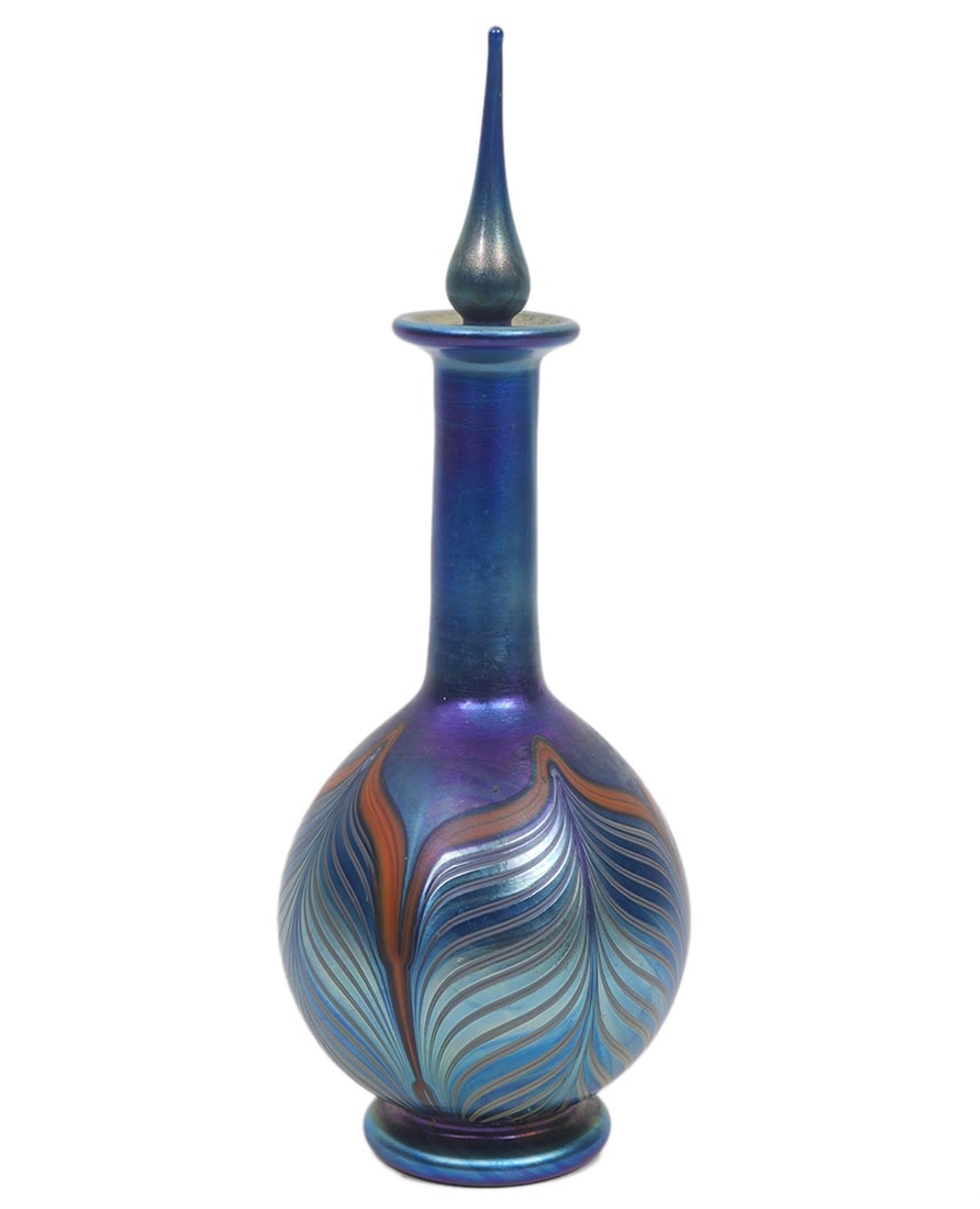 Attributed Louis Comfort Tiffany Perfume Bottle (1 of 8)