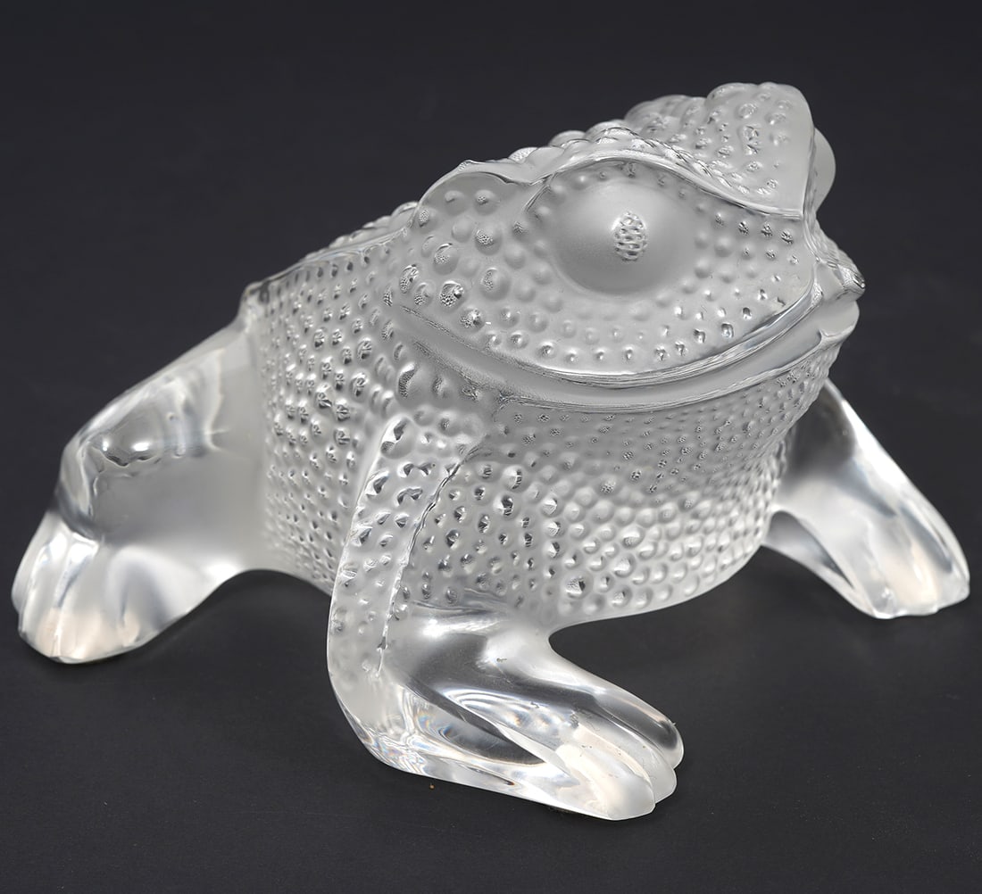 Lalique 'Gregoire' Crystal Frog (1 of 7)