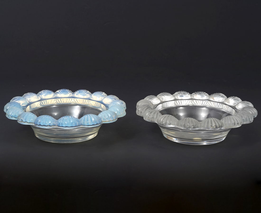 Two Lalique Pornic Crystal Candy Dishes (1 of 4)