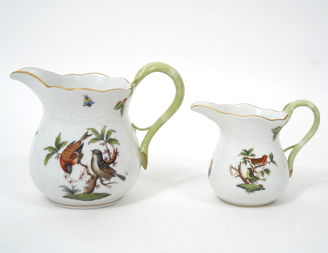 Two Herend Rothschild Bird Creamers (1 of 6)