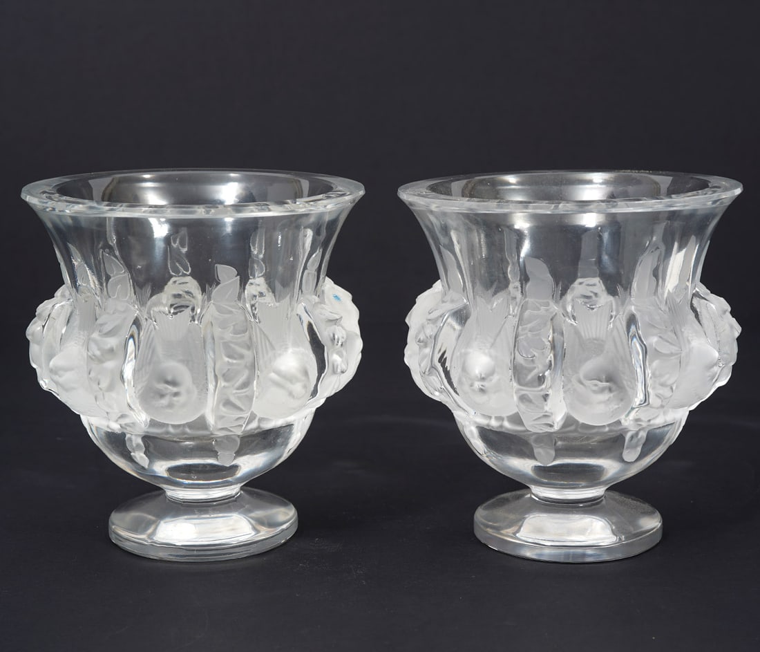 Two Lalique Dampierre Crystal Vases (1 of 5)