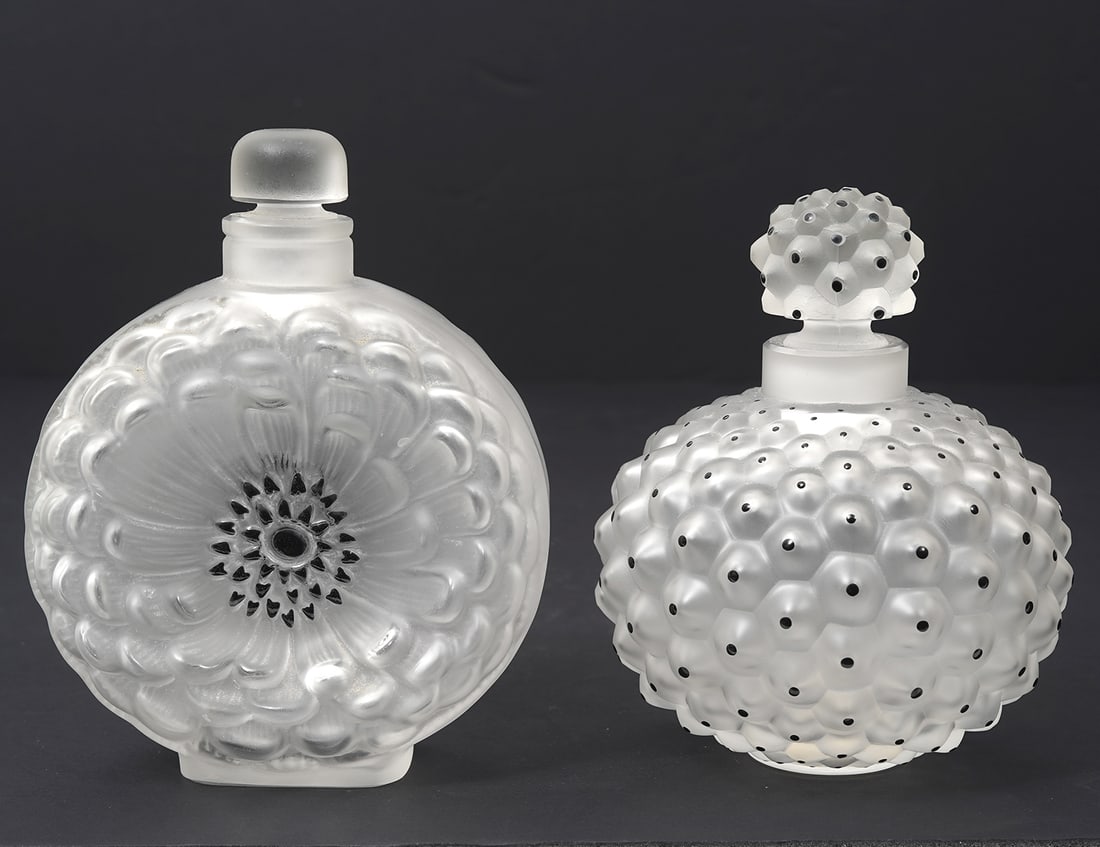 Lalique 'Cactus' & 'Dahlia' Perfume Bottles (1 of 8)