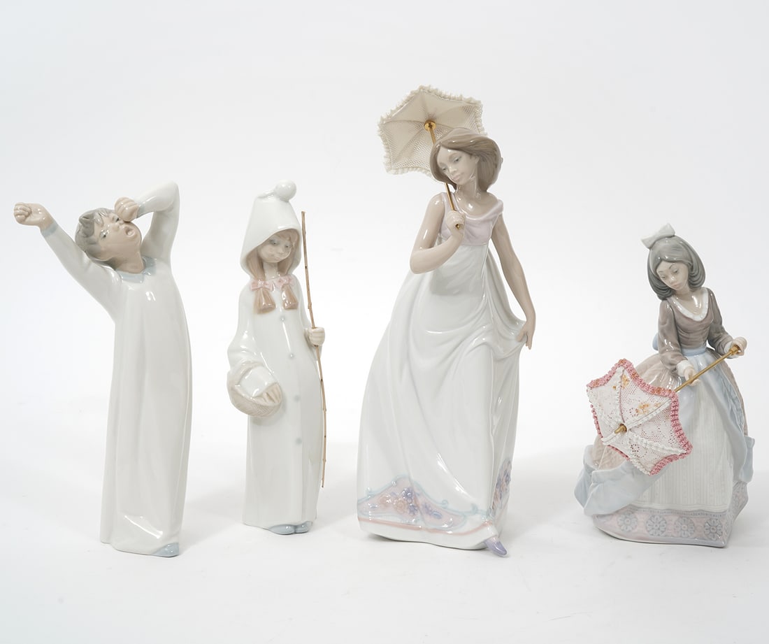 4 Lladro Porcelain Figurines (1 of 8)