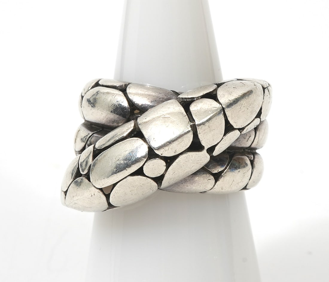 John Hardy Kali Twist Sterling Silver Ring (1 of 8)
