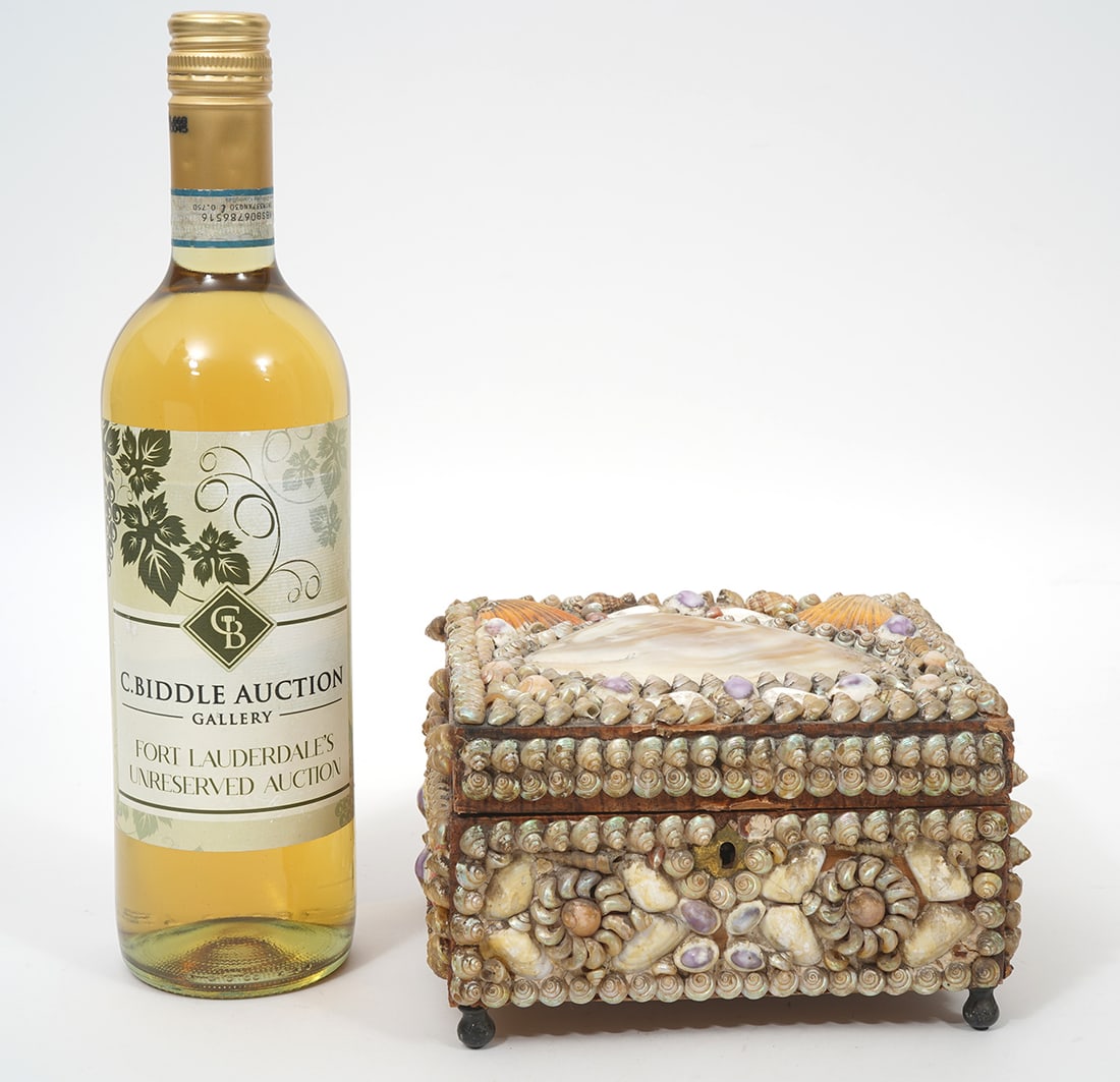 Shell Embellished Trinket Jewelry Box (1 of 8)