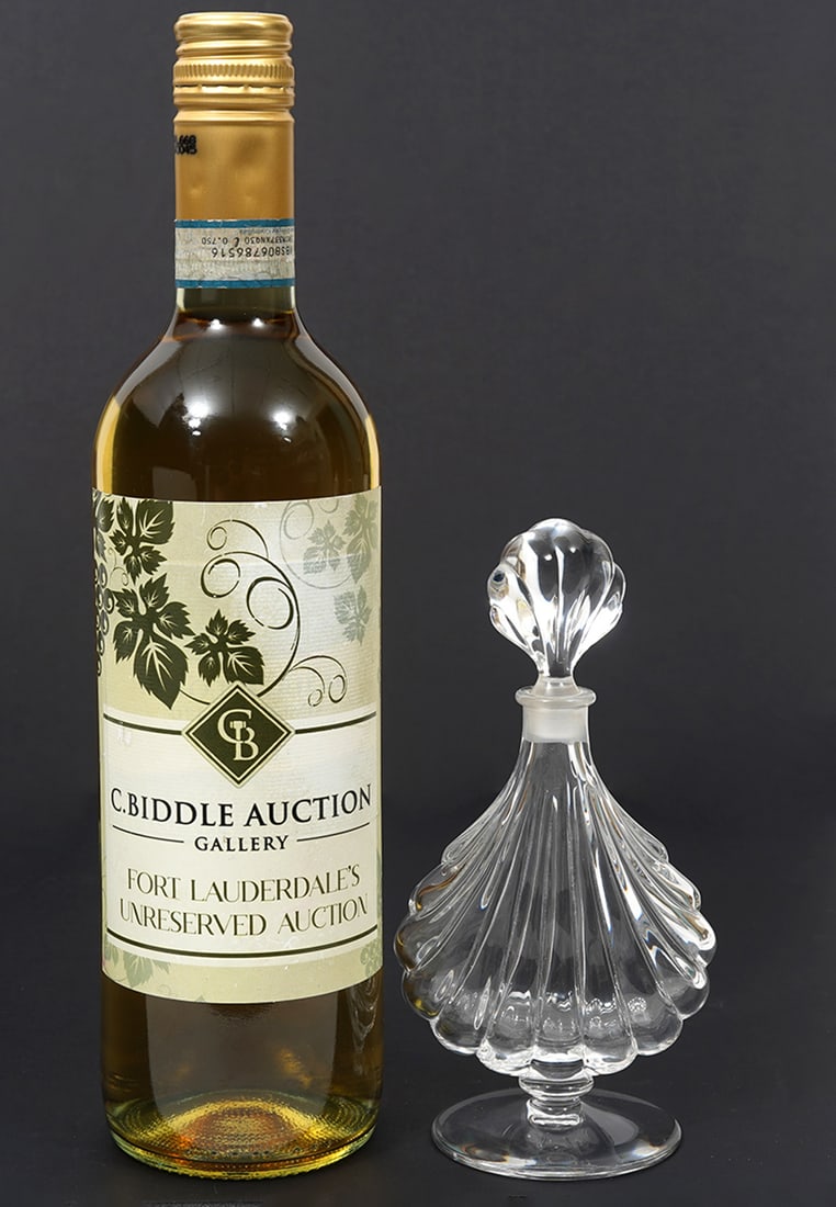 Baccarat French Crystal Shell Perfume Bottle (1 of 7)